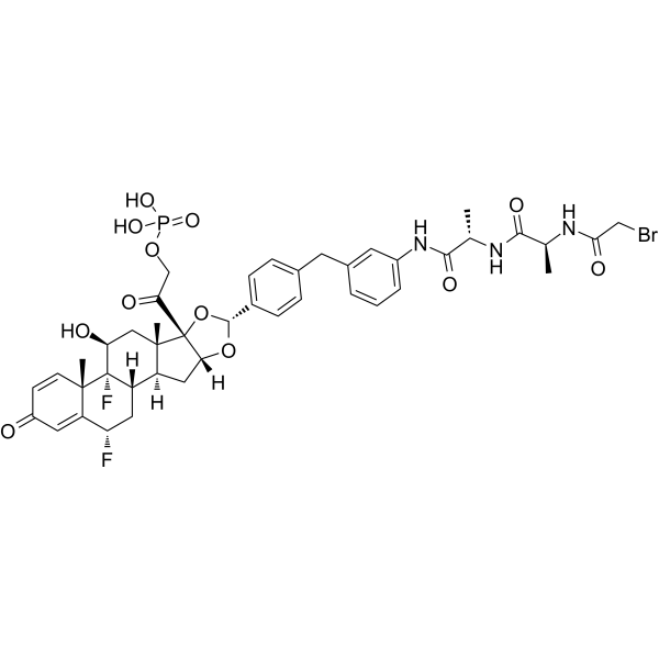 Glucocorticoid receptor agonist-1 phosphate Ala-Ala-Br 2345733-40-4